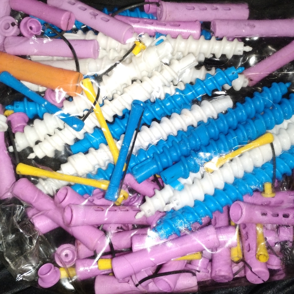 Assorted Colorful Hair Curlers Set